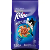 Felix Megamix Croquetas para Gato Adulto 10 kg, Varios