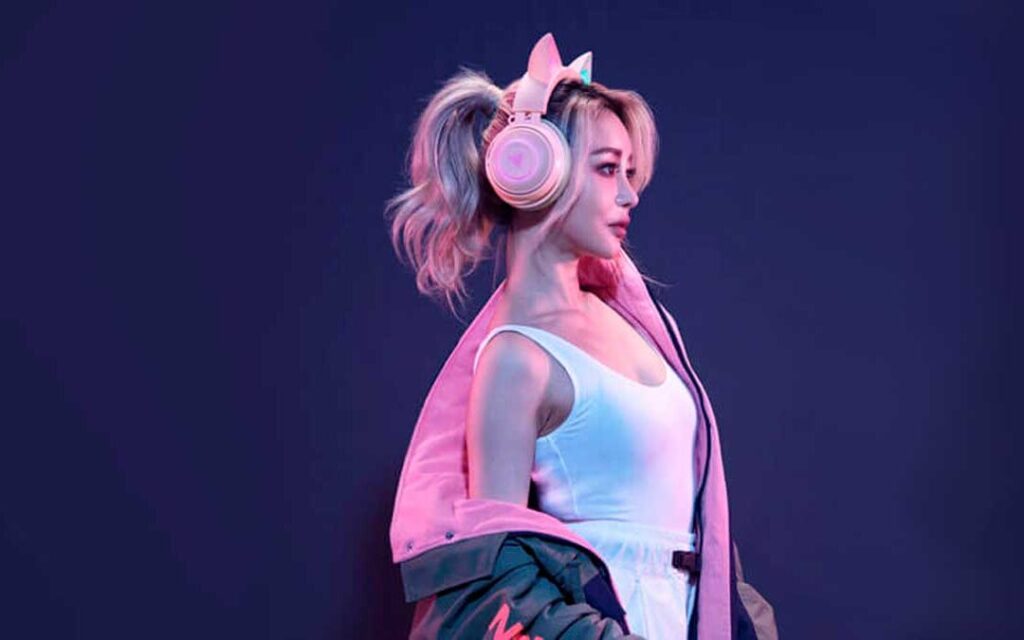Audífonos Razer Kraken Kitty Edition 5 Audífonos Razer Kraken Kitty Edition color rosa
