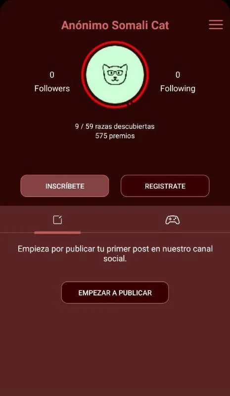 Cat Scanner perfil de usuario